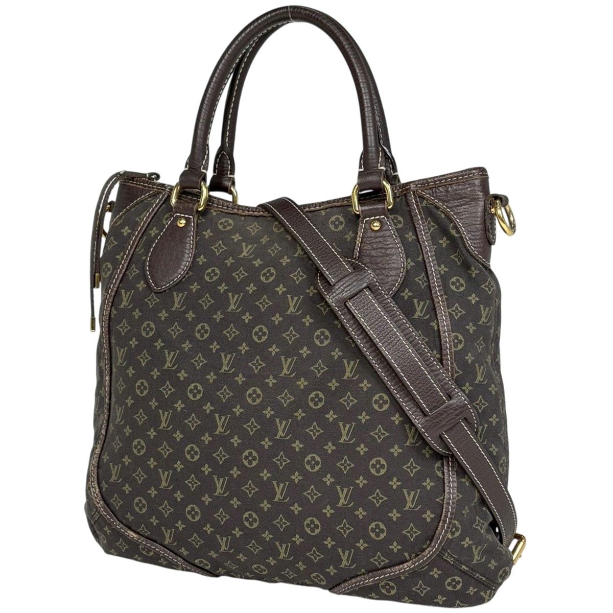 ルイ ヴィトン Louis Vuitton ブザス アンジュール 2 WAY ショルダーバッグ ハンドバッグ モノグラムミニラン エべヌ M 95617 レディース