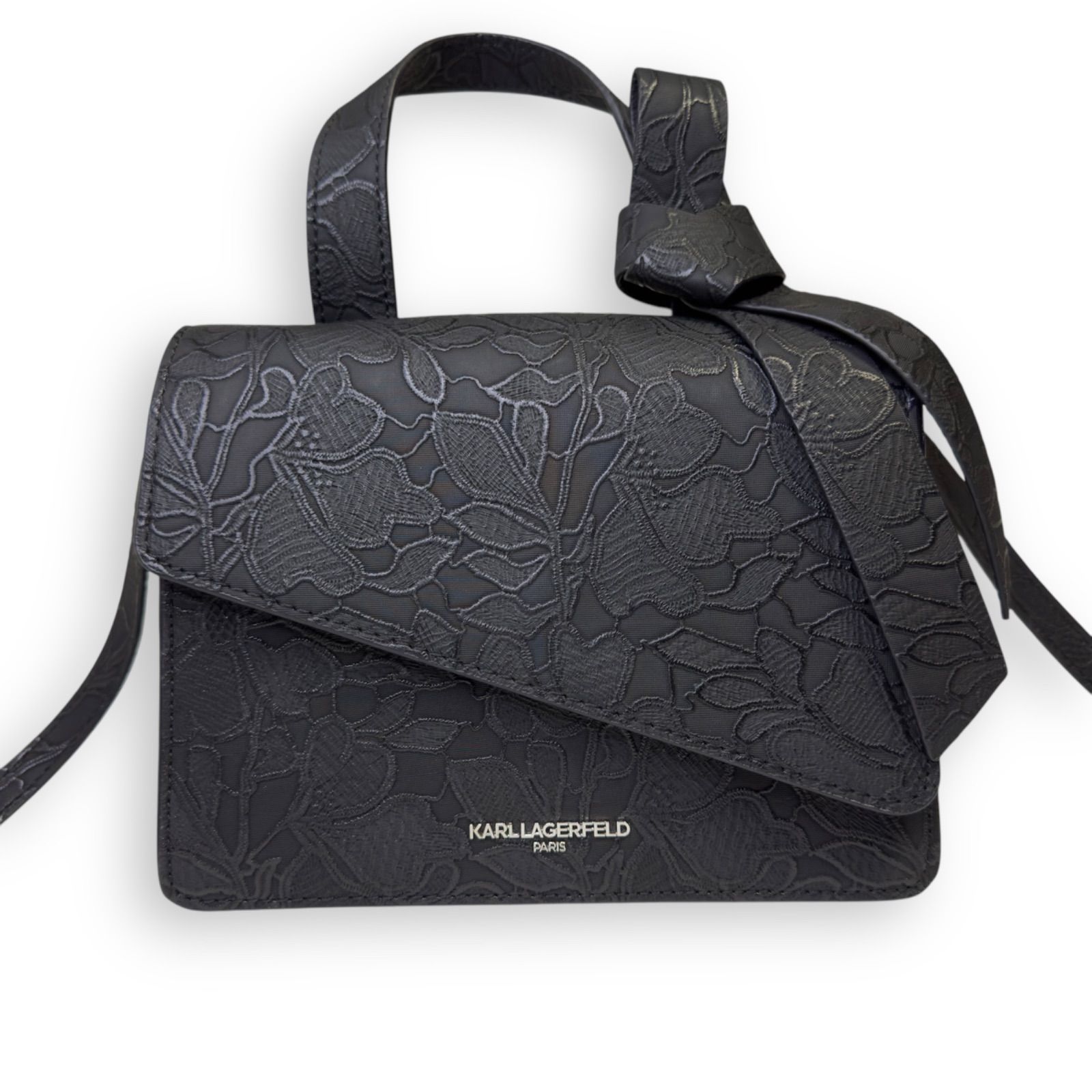 未使用 カールラガーフェルド 2way ハンドバッグ ショルダーバッグ