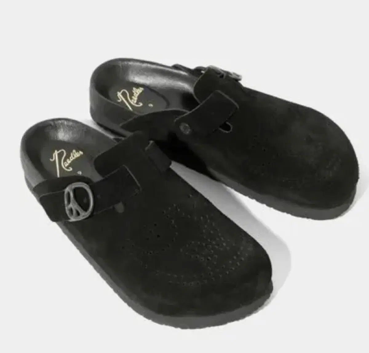 NEEDLES ニードルズ スウェード クロッグ サンダル ブラック 11 - メルカリ
