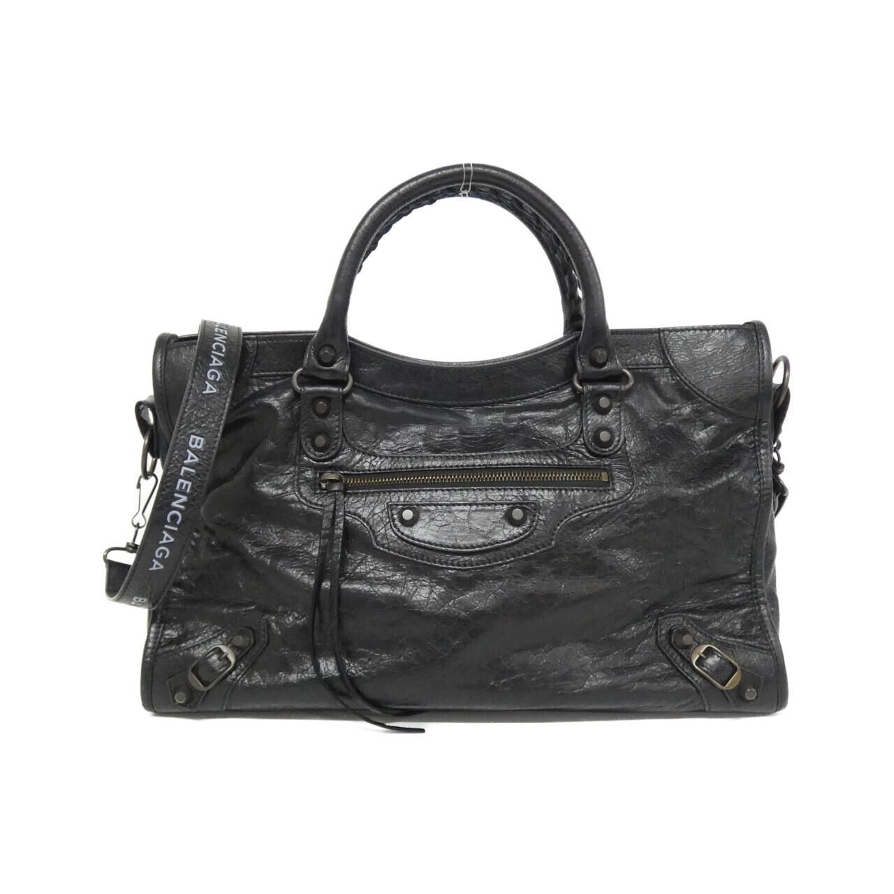 バレンシアガ CLASSIC CITY LOGO STRAP 505550 DB 5 JT バッグ