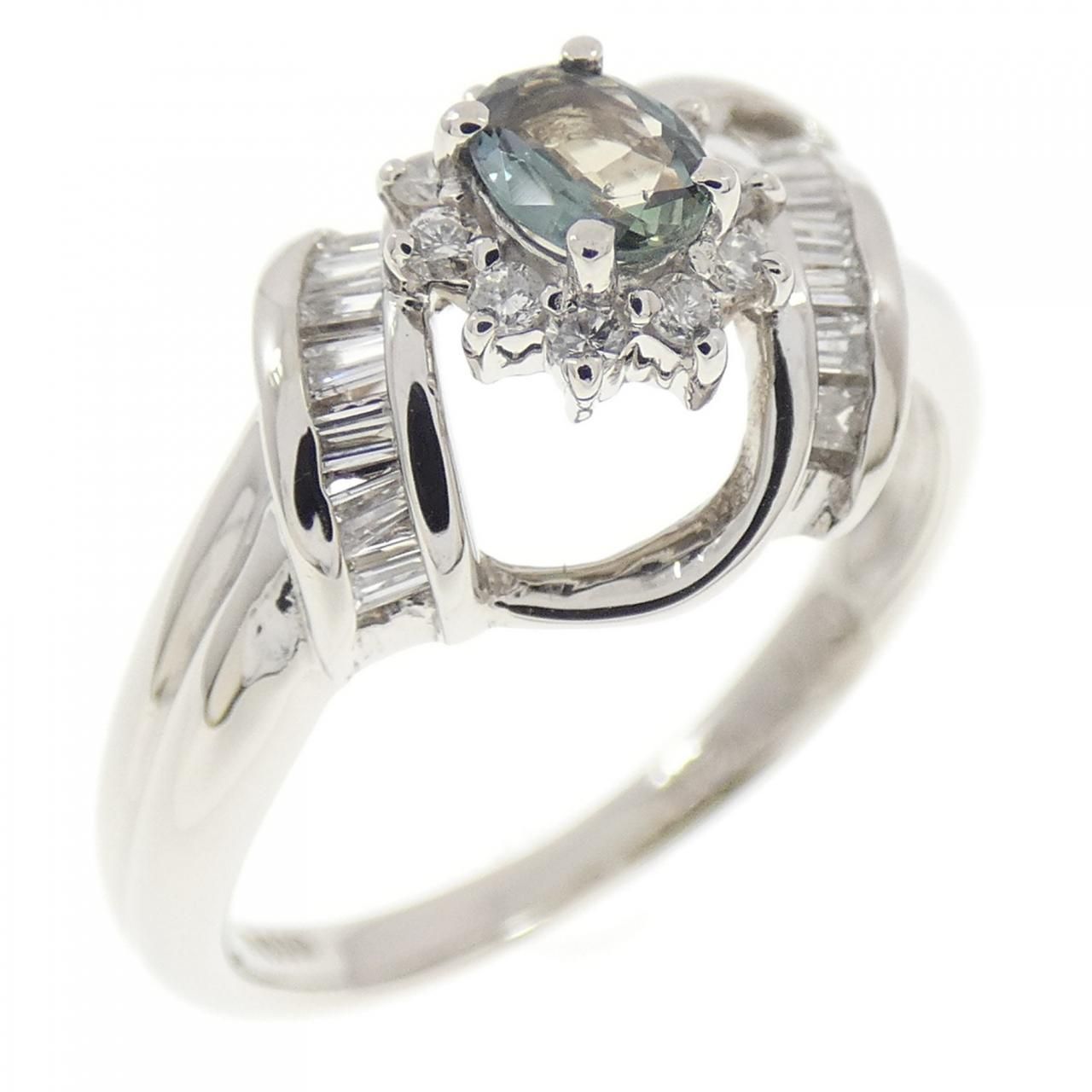 PT900 アレキサンドライト リング 0.27CT - メルカリ