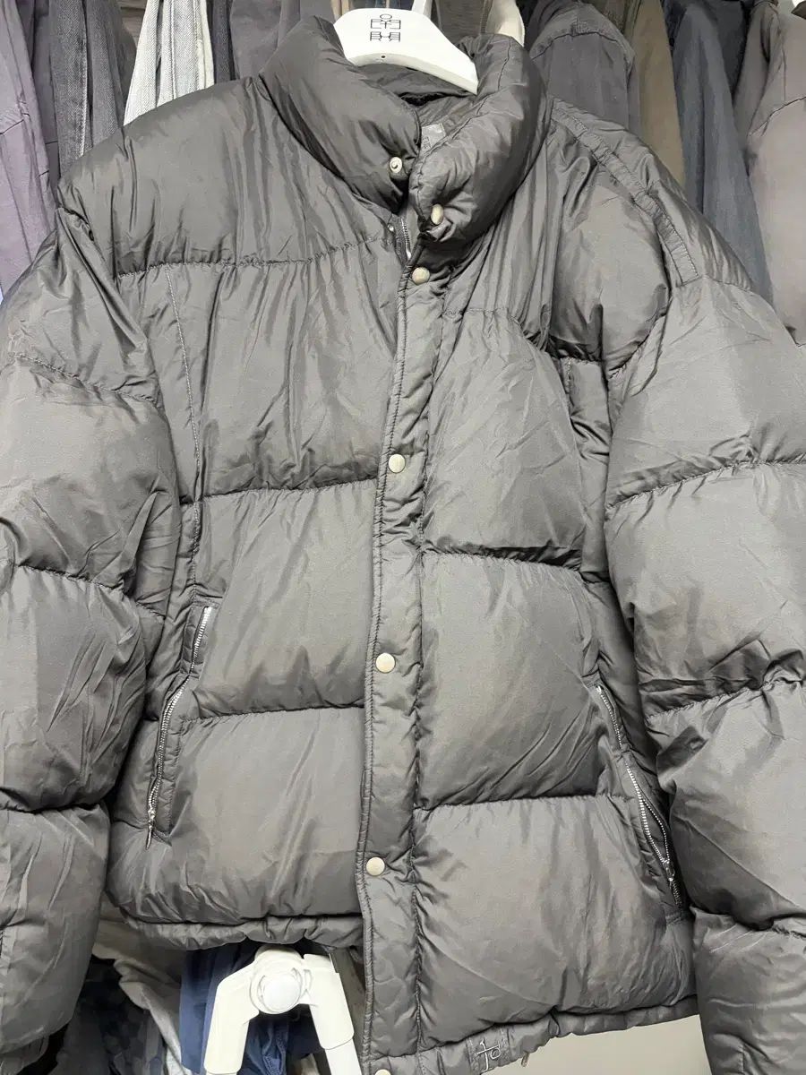 4 POLYTERU ダウンパファー DARK チャコール ブラウン