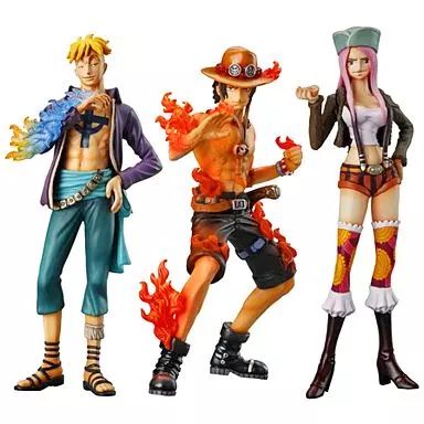 超ワンピーススタイリング　 VALIANT MATERIAL フィギュアセット 中古】食玩 トレーディングフィギュア 全3種セット 「超ワンピース