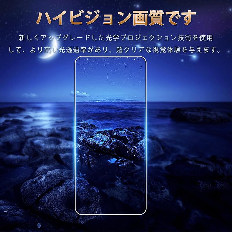 対応 Xiaomi Poco X6 Pro フィルム【2+2枚セット-国産旭硝子素材