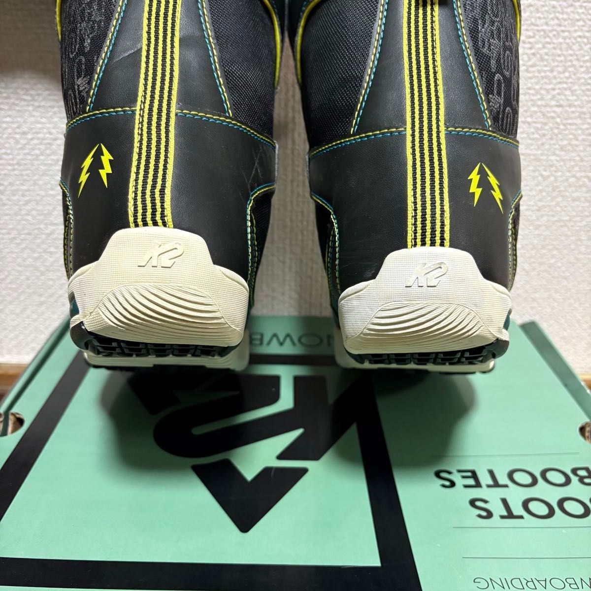 箱付き 美品 K2 MINI TURBO スノーボードブーツ BOAシステム キッズ