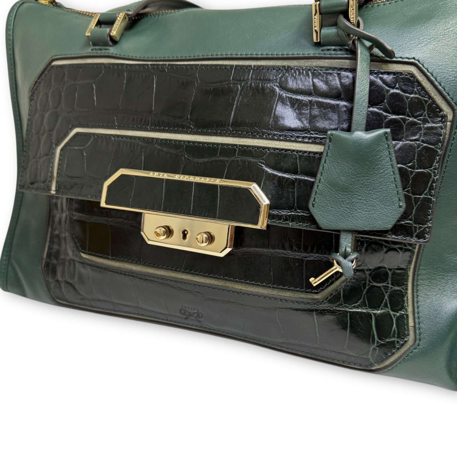 希少 ANYA HINDMARCH アニヤハインドマーチ 2way ショルダーバッグ 