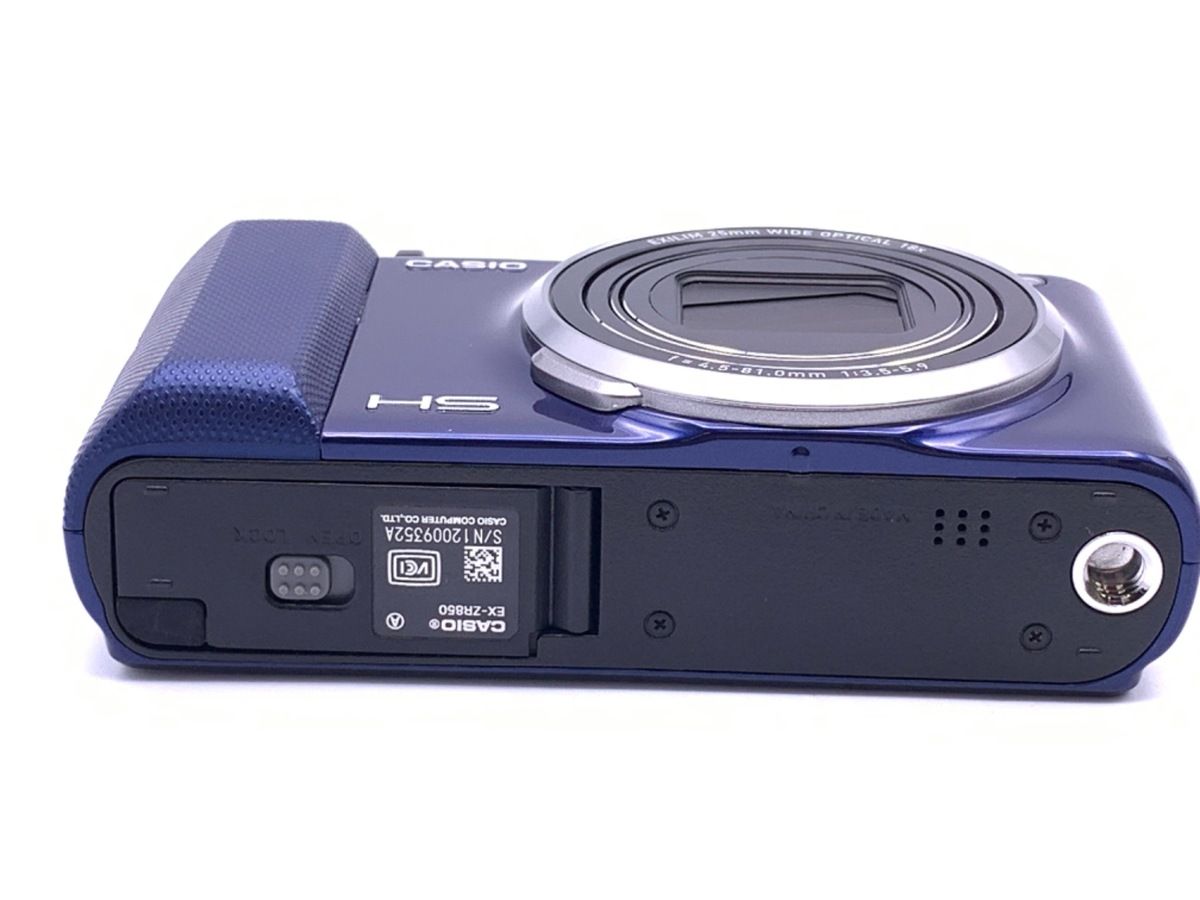  並品 カシオ EXILIM EX ZR 850 BE ブルー コンパクトデジタルカメラ デジタルカメラ