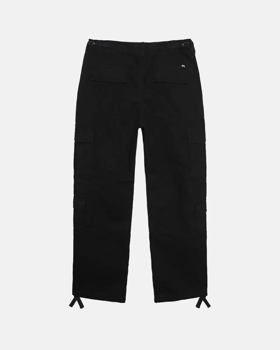 STUリップストップサープラスカーゴパンツ ブラック