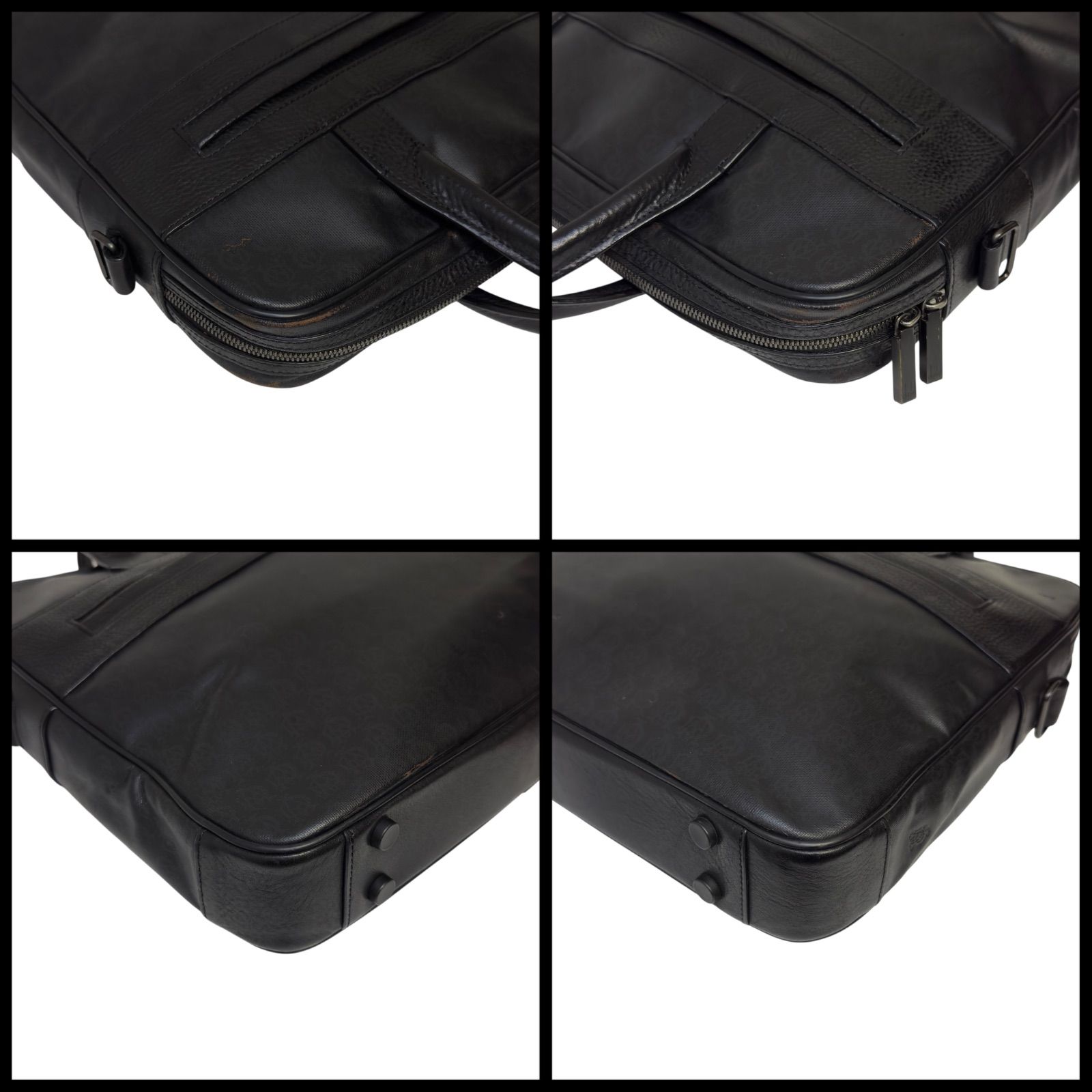 dunhill ダンヒル ウィンザー AD柄 ビジネスバッグ 2way ショルダー