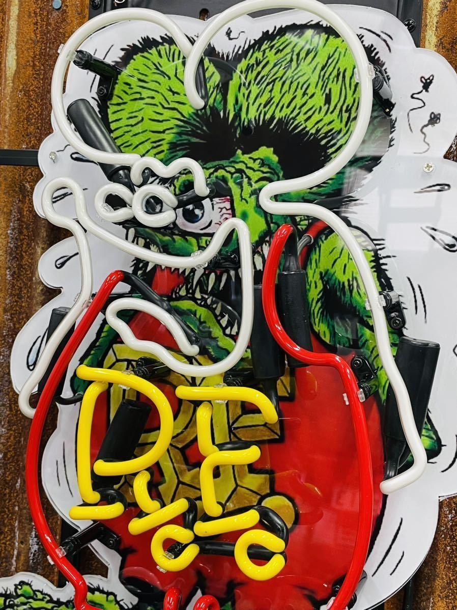 ラットフィンク ネオン サイン 看板 ガレージ ヴィンテージ アメリカン