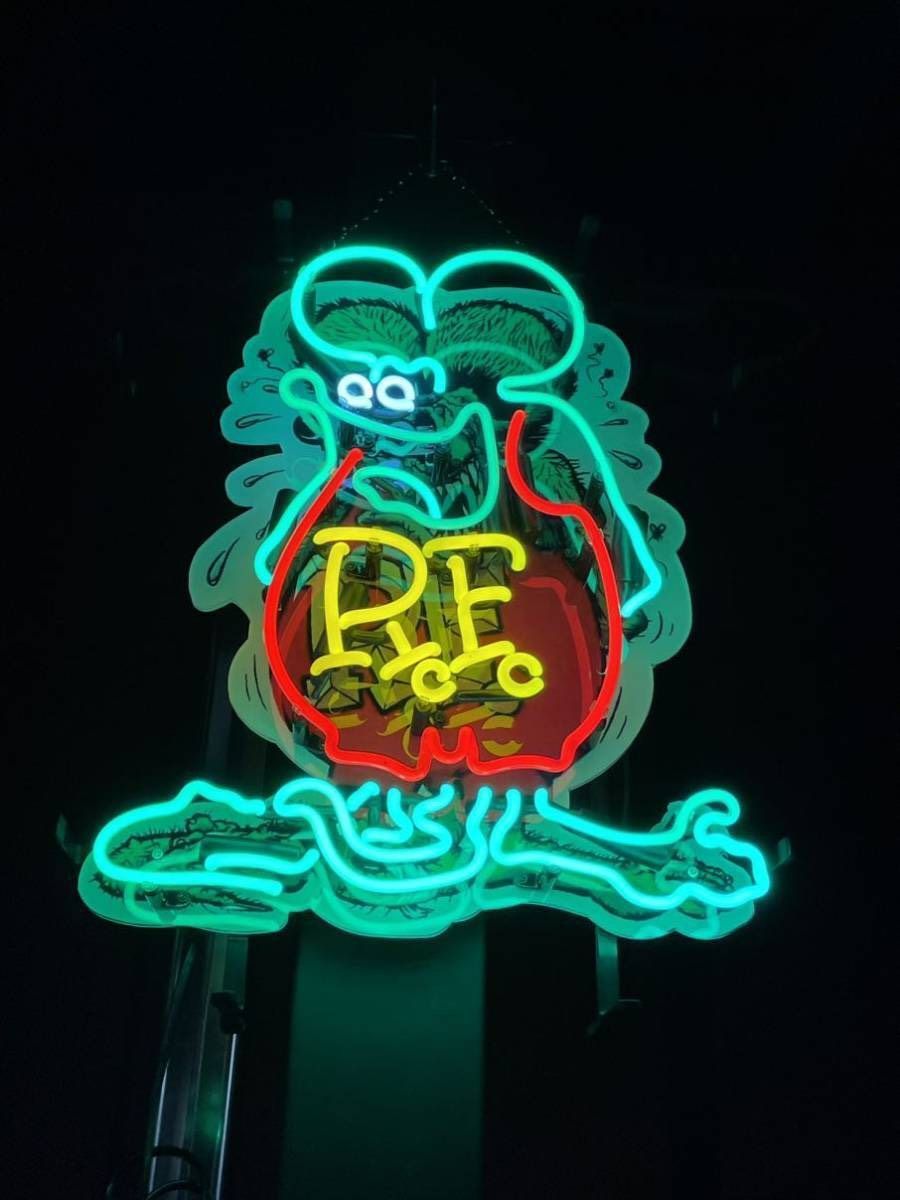 ラットフィンク ネオン サイン 看板 ガレージ ヴィンテージ アメリカン