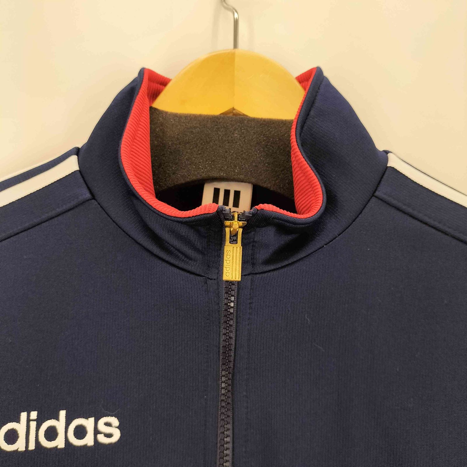 ★ adidas アディダス トラックジャケット ジャージ ロゴ 刺繍 デサント アディダス adidas デサント製 ロゴ刺繍トラックジャケット メンズ JPN