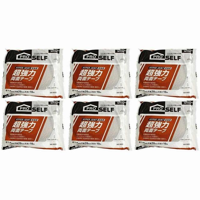 ニトムズ 超強力両面 AH9008 6個セット