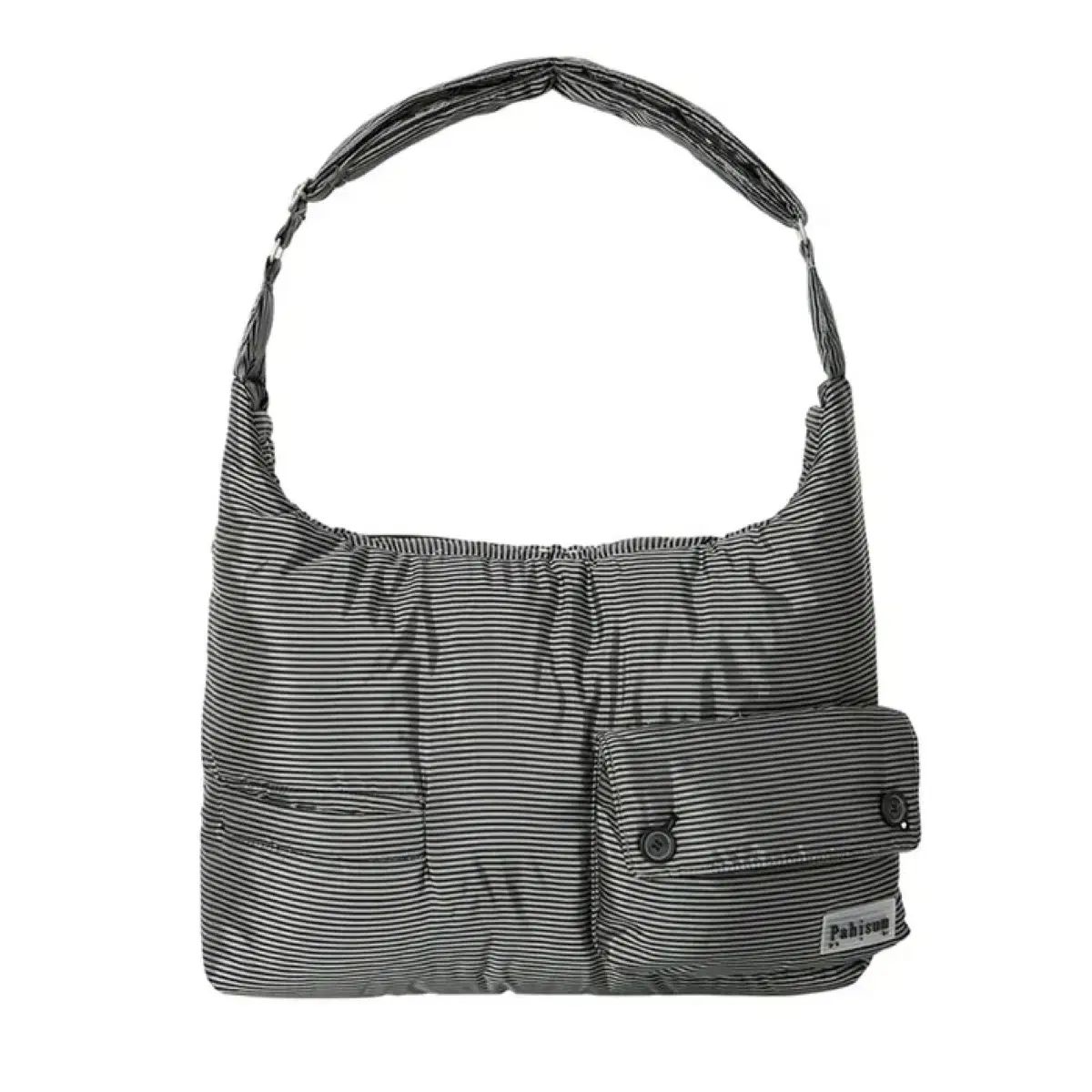 パヒ島 Pahisum テン スダンス ストライプ ポケット クロスバック ブラック