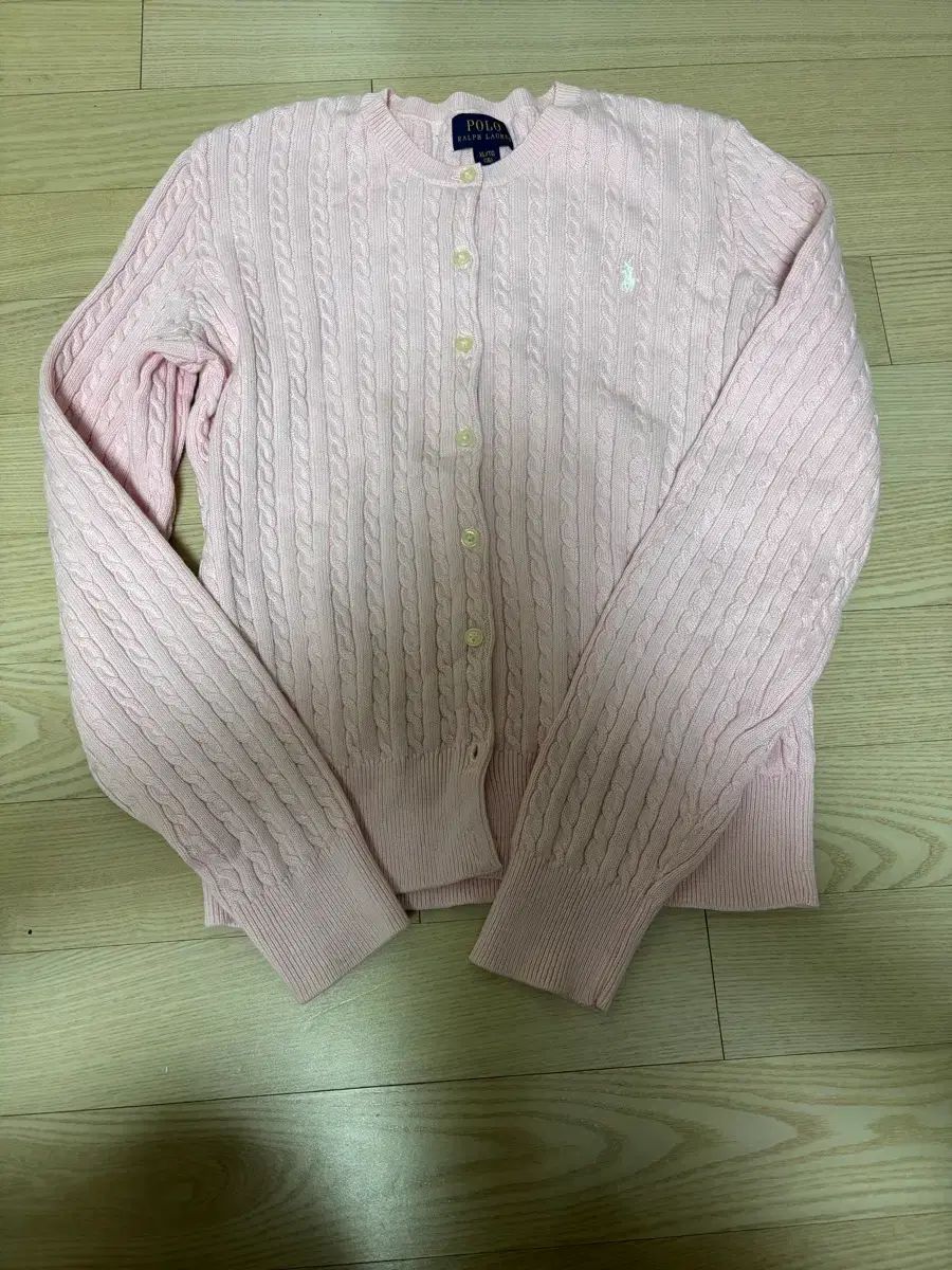 ポロガールズ カーディガン XL ピンク
