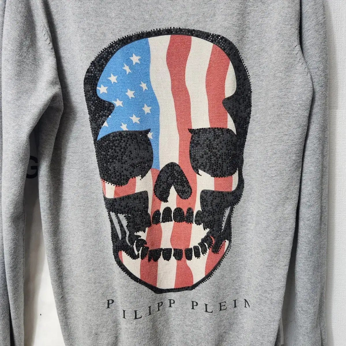 PHILIPP PLEIN(フィリッププレイン) スカル プリンティング ニット