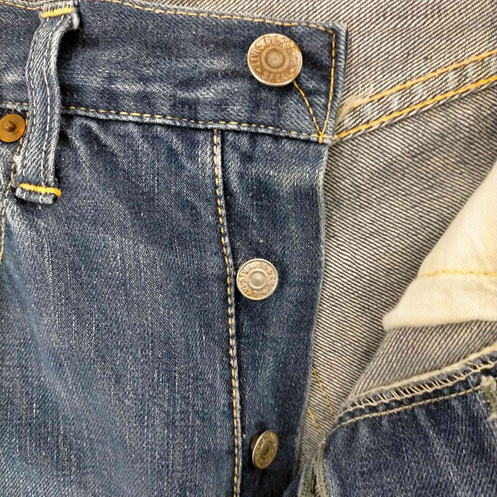 リーバイス Levis 50S 501XX 503B XX ボタン裏16 隠しリベット