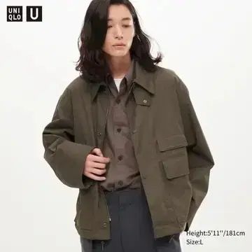 ユニクロU 22 FW ユーティリティ ショート ブルゾン L