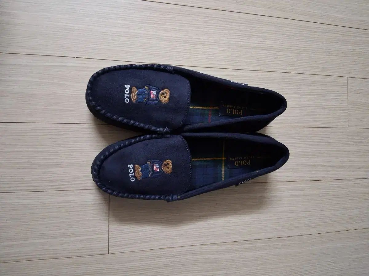 ポロラルフローレン テディベア スウェード スリッポン