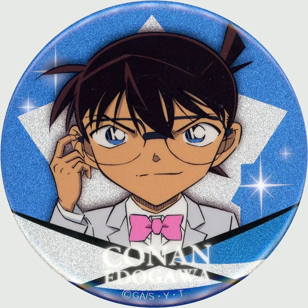 中古】バッジ・ビンズ 江戸川コナン 2024MVメタリック缶バッジ 「名