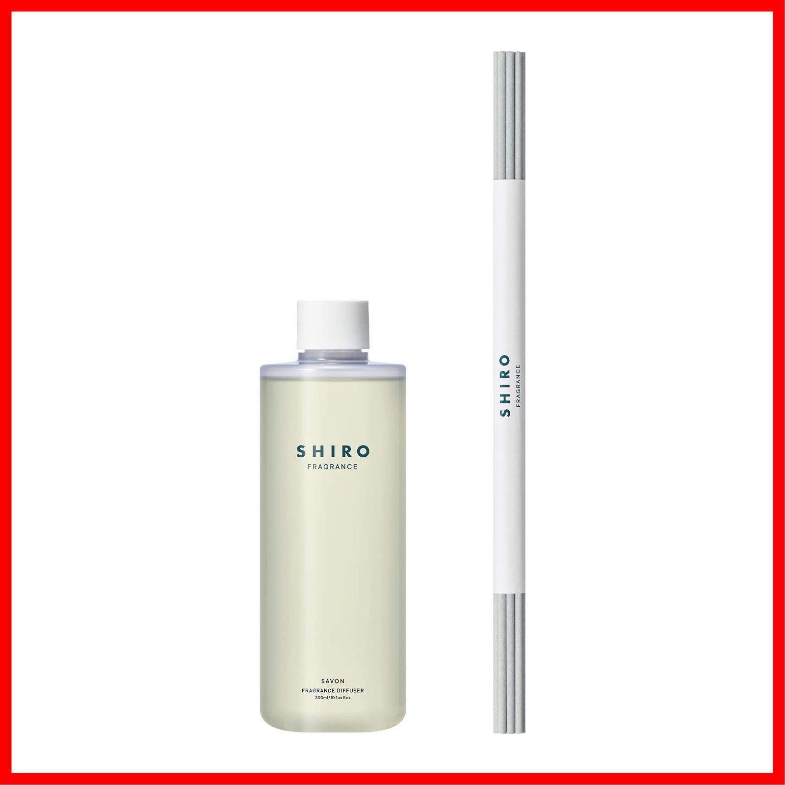 ルームフレグランス 3か月目安 詰め替え用リキッド スティック 300 mL フレグランスディフューザーリキッド サボン SHIRO