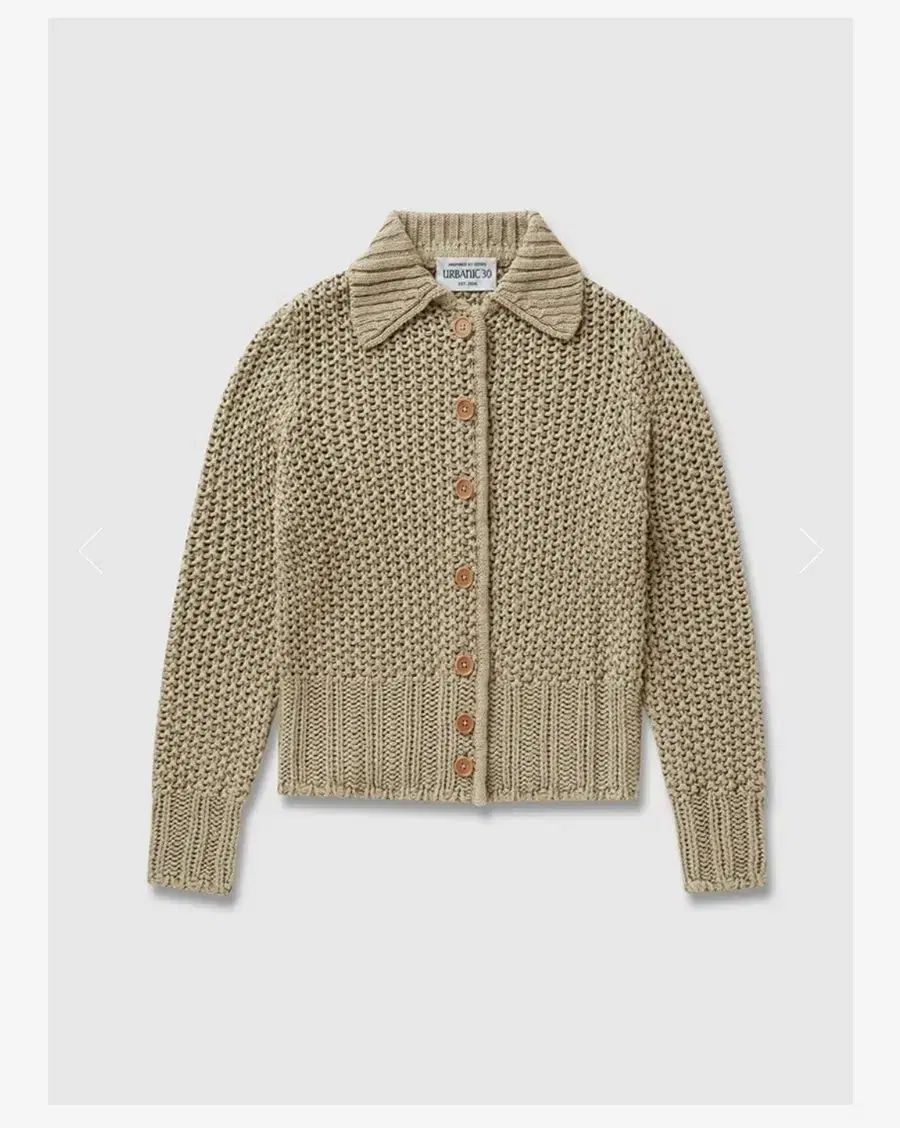 アーバニック30 yoko カーディガン ヨコ カーキ