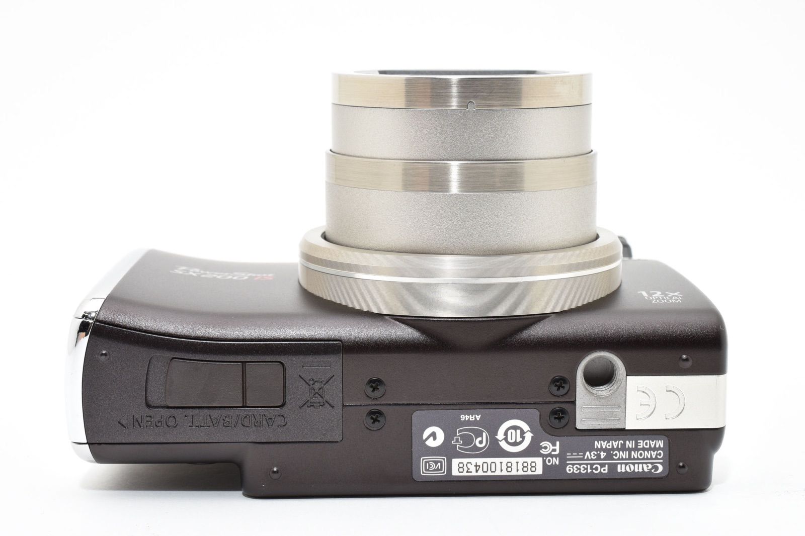 ☆外観美品☆ Canon キャノン PowerShot SX200 IS PC1339 パワー