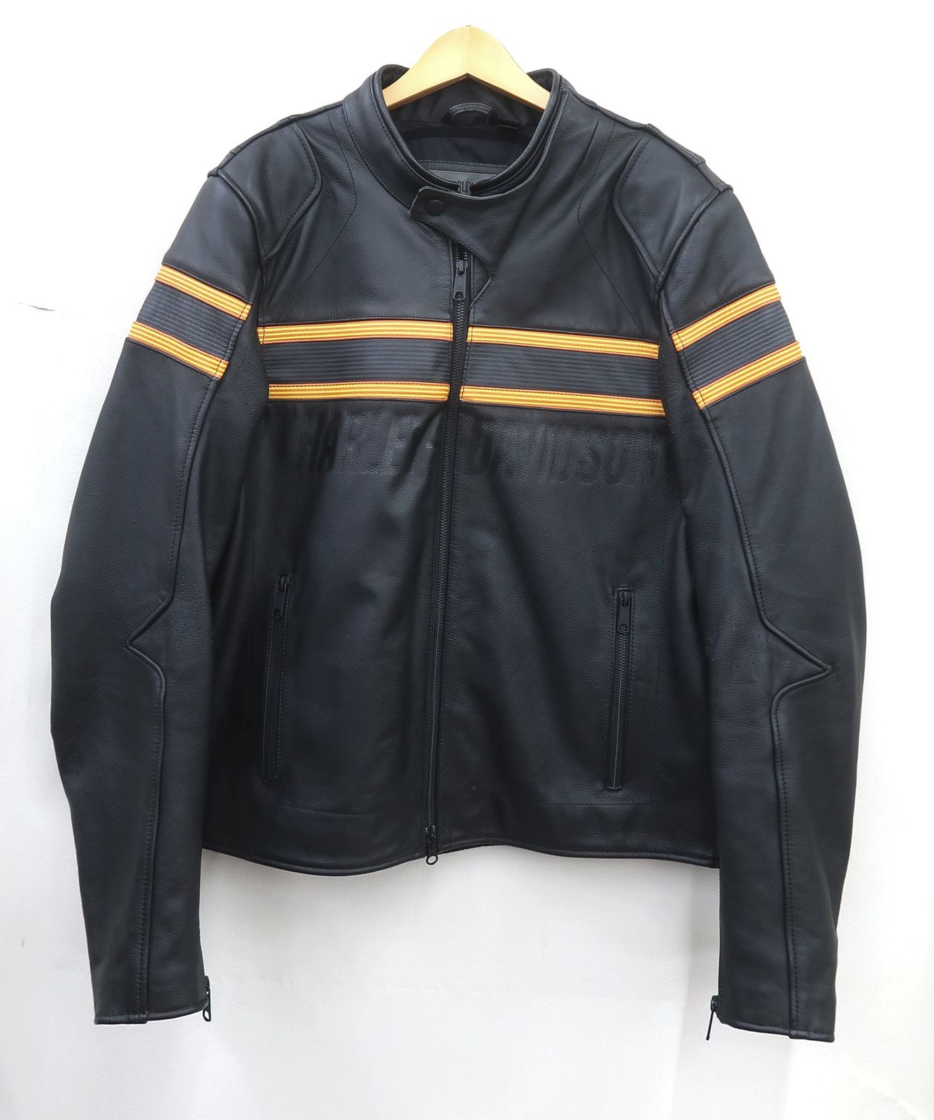 HARLEY ハーレーダビッドソン 98007 20 VM シダリベンチングスリムフィット レザージャケット L