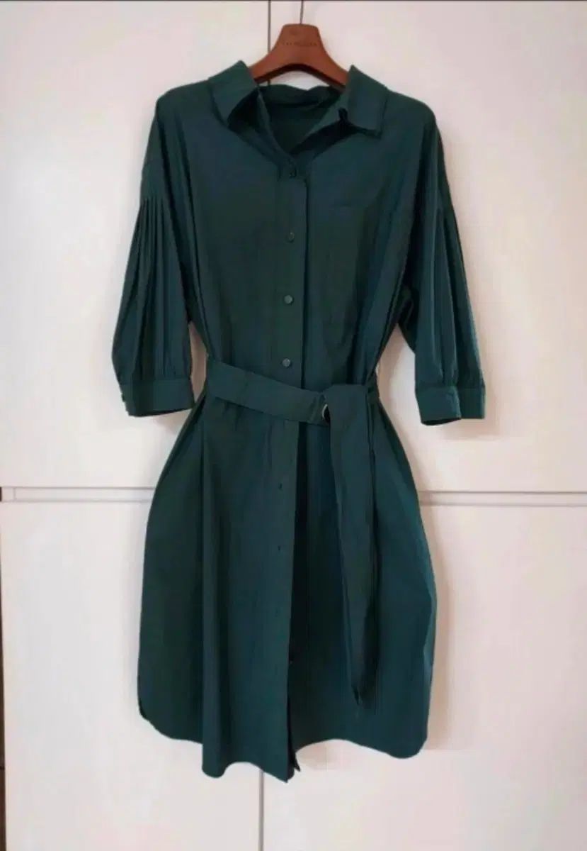 マックススタジオ 7分袖 ロング ONE PIECE ジャケット 55 細身77まで ほぼ