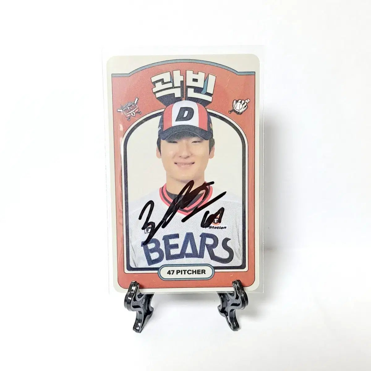サイン グレーポイント BEARS 斗山 三星 2015 シュウェカ 野球ちゃん