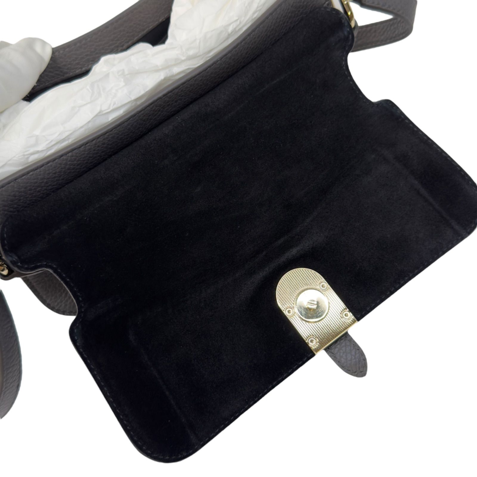 未使用 フルラ ソフィアグレイニー ロゴ 2way ショルダーハンドバッグ
