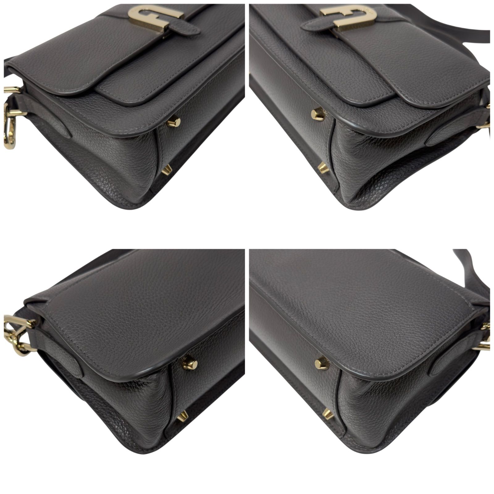 未使用 フルラ ソフィアグレイニー ロゴ 2way ショルダーハンドバッグ 未使用 フルラ ソフィアグレイニー ロゴ 2way ショルダーハンドバッグ