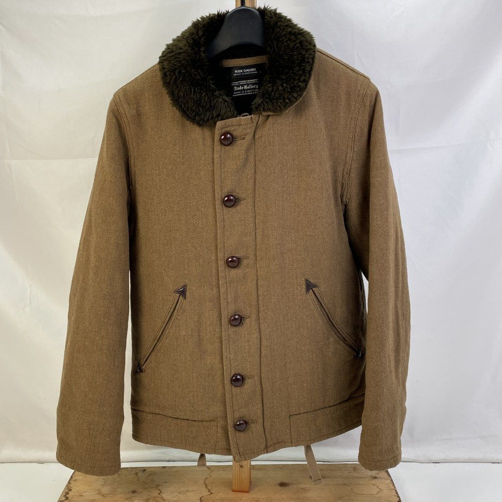 RUDE GALLERY 裏ボアジャケット N-1 デッキジャケット ルード 01w-5853 ルードギャラリー RUDE GALLERY 裏ボア デッキジャケット