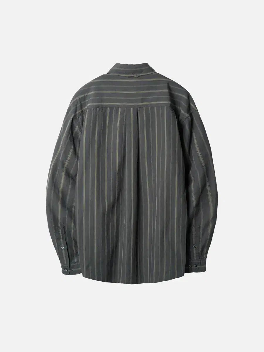 2 プライマリーシャツ ダークオリーブストライプ