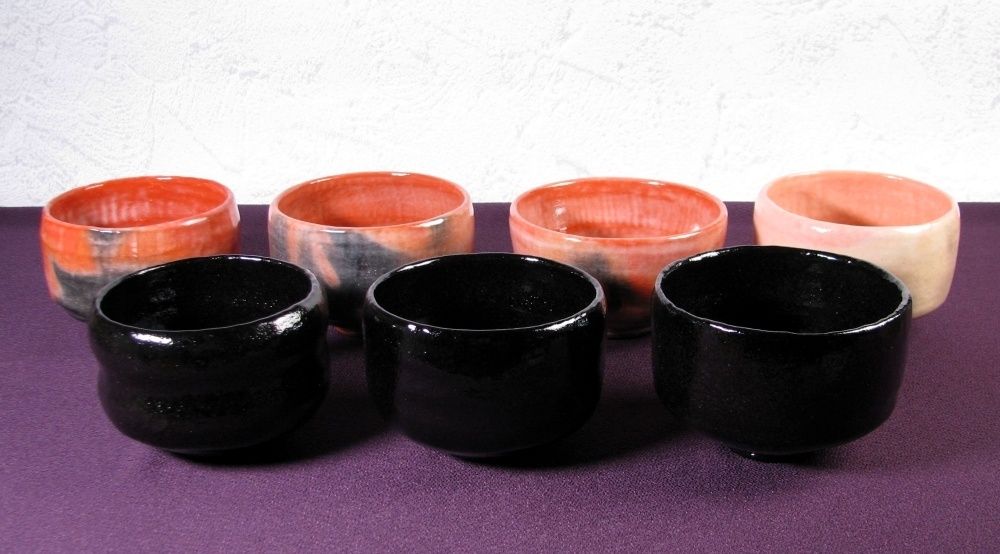 佐々木昭楽造 利休七種茶碗 極美品 共箱・共布・パンフ付 茶道具