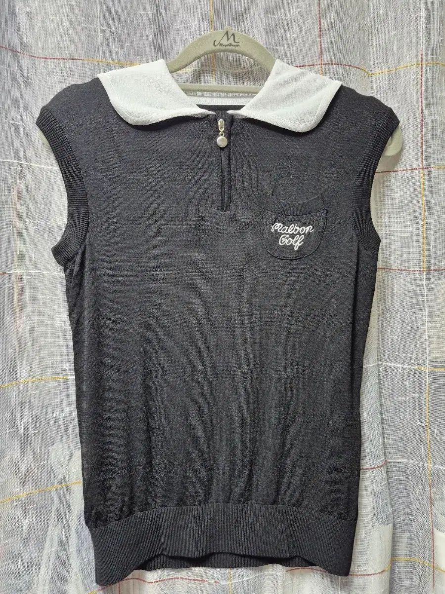 マルボンゴルフ KARA カラ ニット ベスト ブラックS