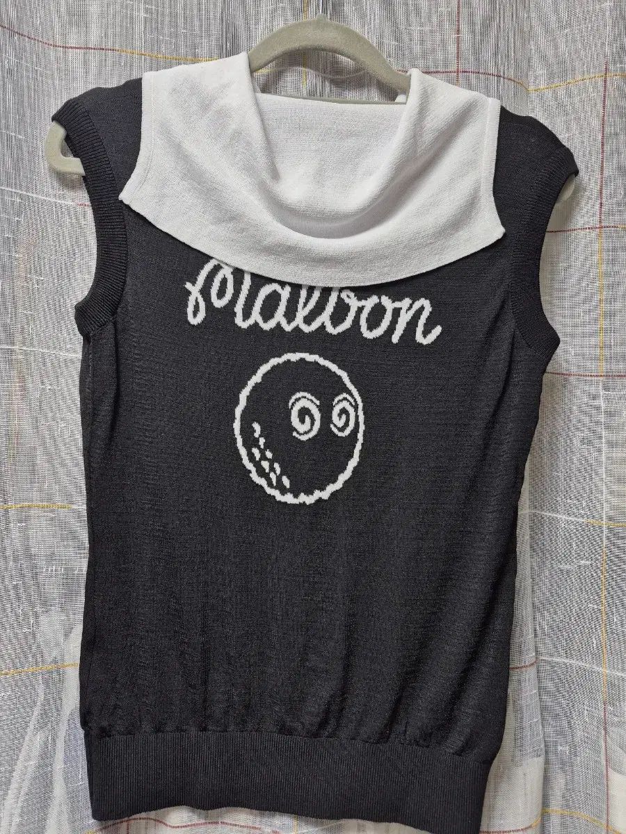 マルボンゴルフ KARA カラ ニット ベスト ブラックS