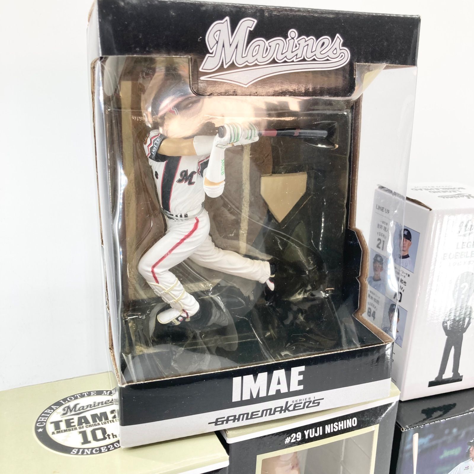 千葉ロッテマリーンズ フィギュア セット ボブルヘッド 今江選手 他