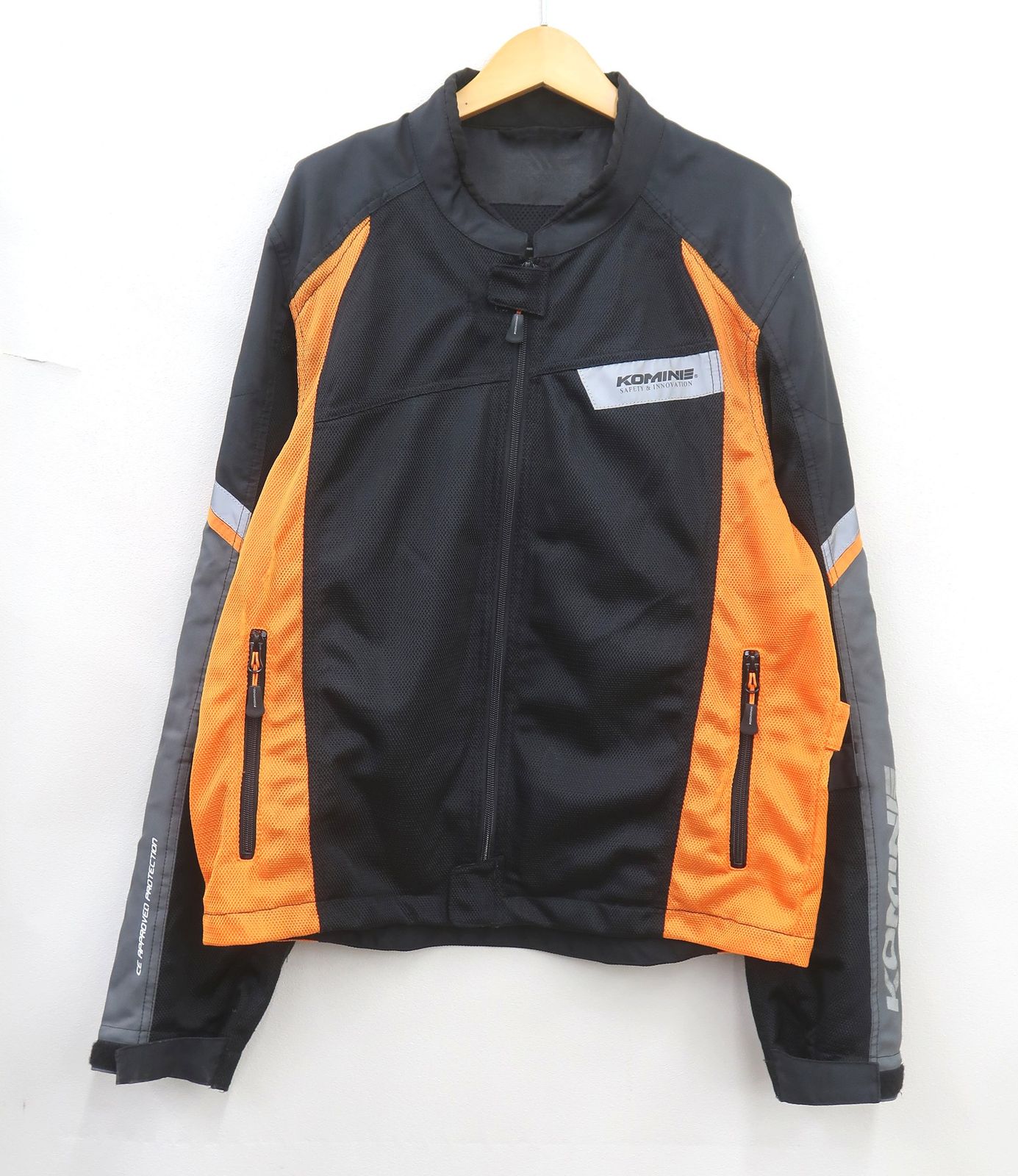 KOMINE コミネ JK 101 ライディングメッシュジャケット ライト XL