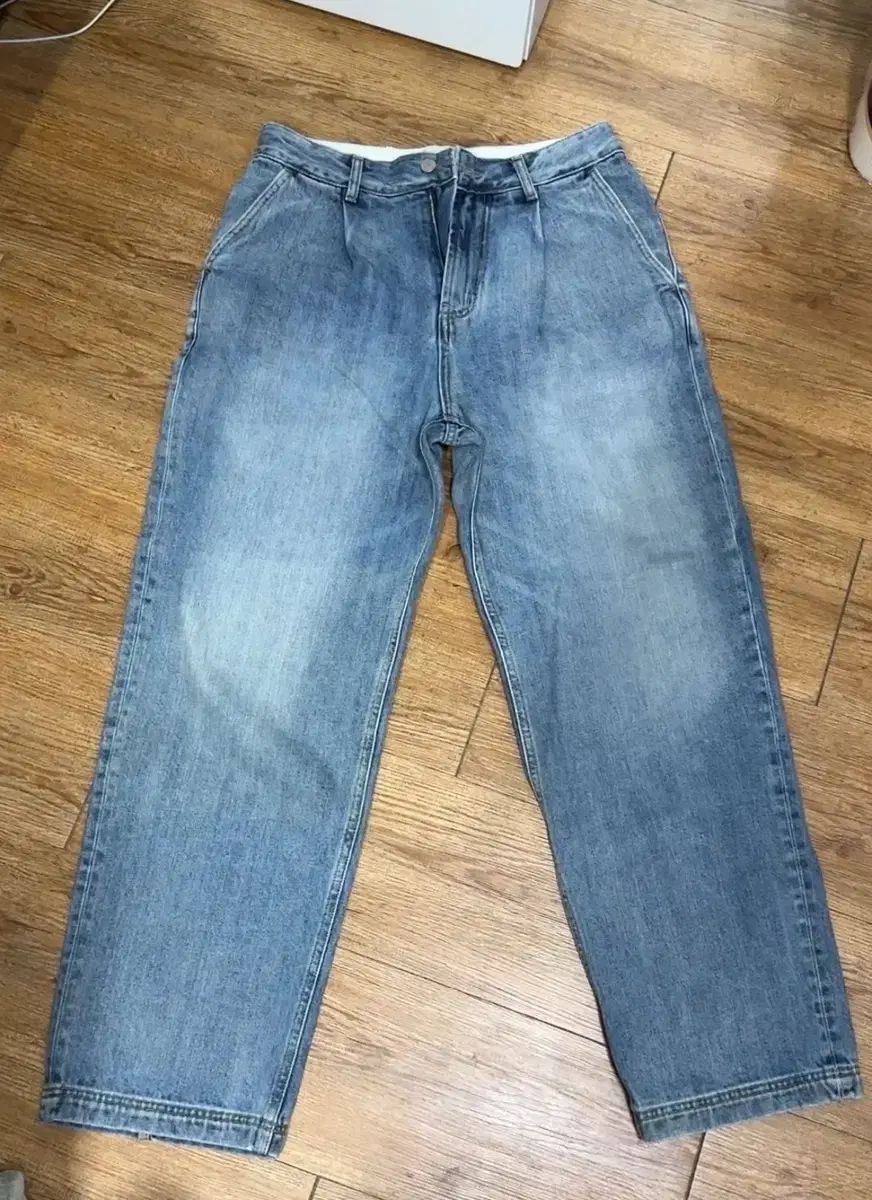 アフタープレイ キー 작은 광자 サーフ トラベル テーパード デニム S