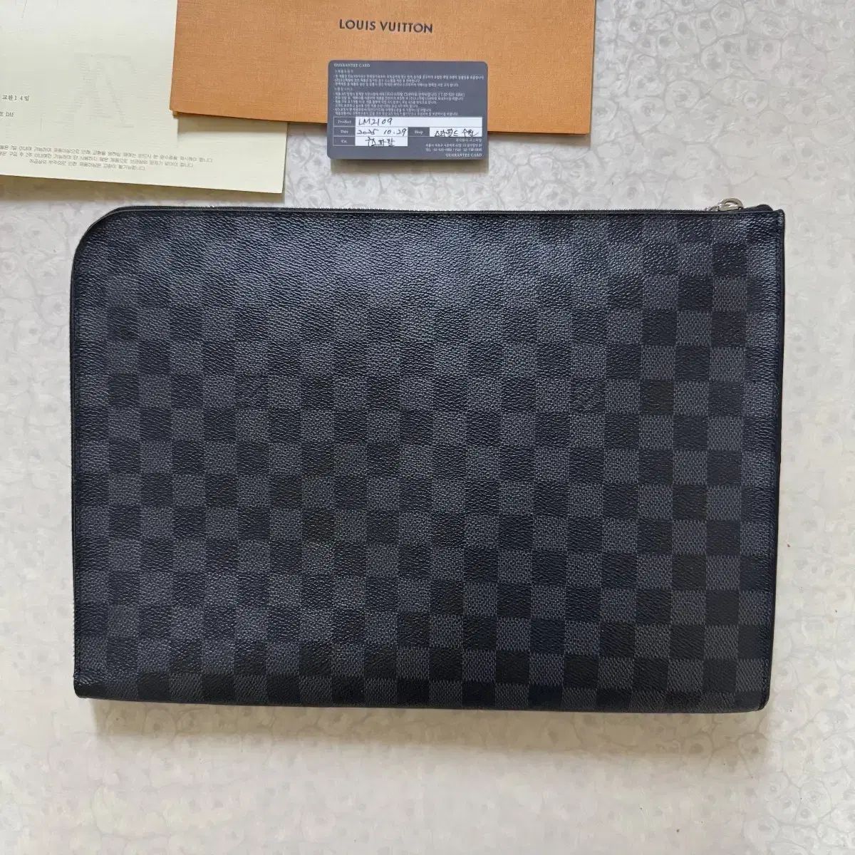 GM ルイヴィトン ダミエ ポシェット ジュール クラッチバッグ