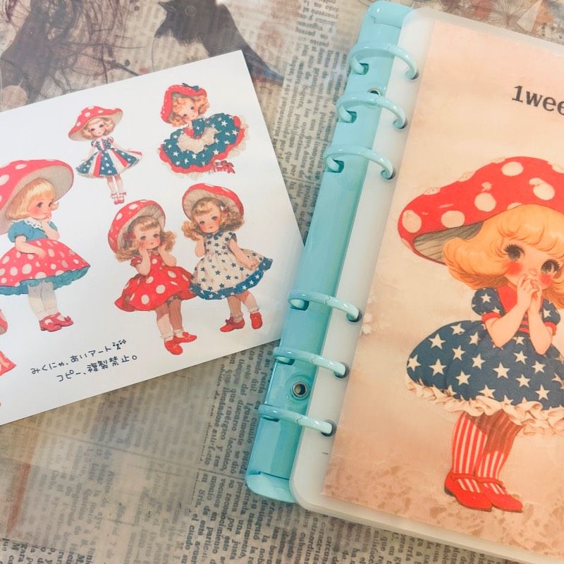 限定◎A6 savingリフィル 4週目+saving 合計5枚 両面印刷 ◎ 貯金