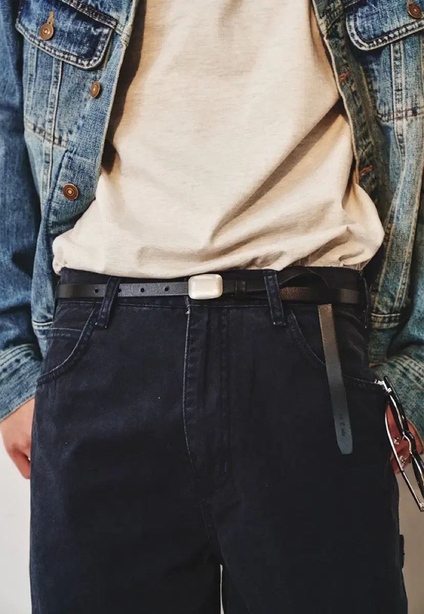 Plain Leather Belt_Black