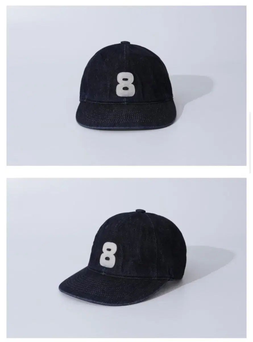 8 デニム ベースボールキャップ インディゴ