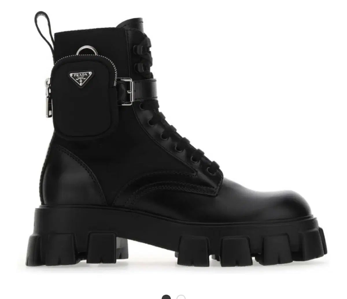 プラダ モノリス ウォーカーブーツ 37