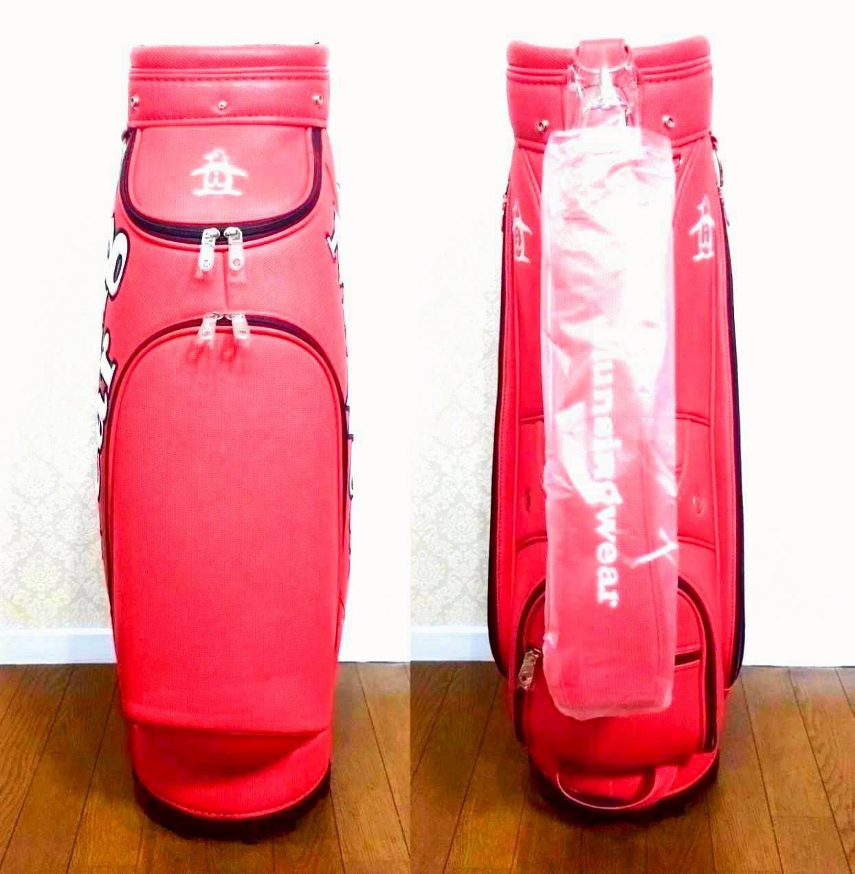  マンシングウェア キャディバック Munsingwear ゴルフバック マンシングウェアゴルフキャップ ネームプレート アプローチ練習用品 ゴルフバッグ キャディバッグ ゴルフ