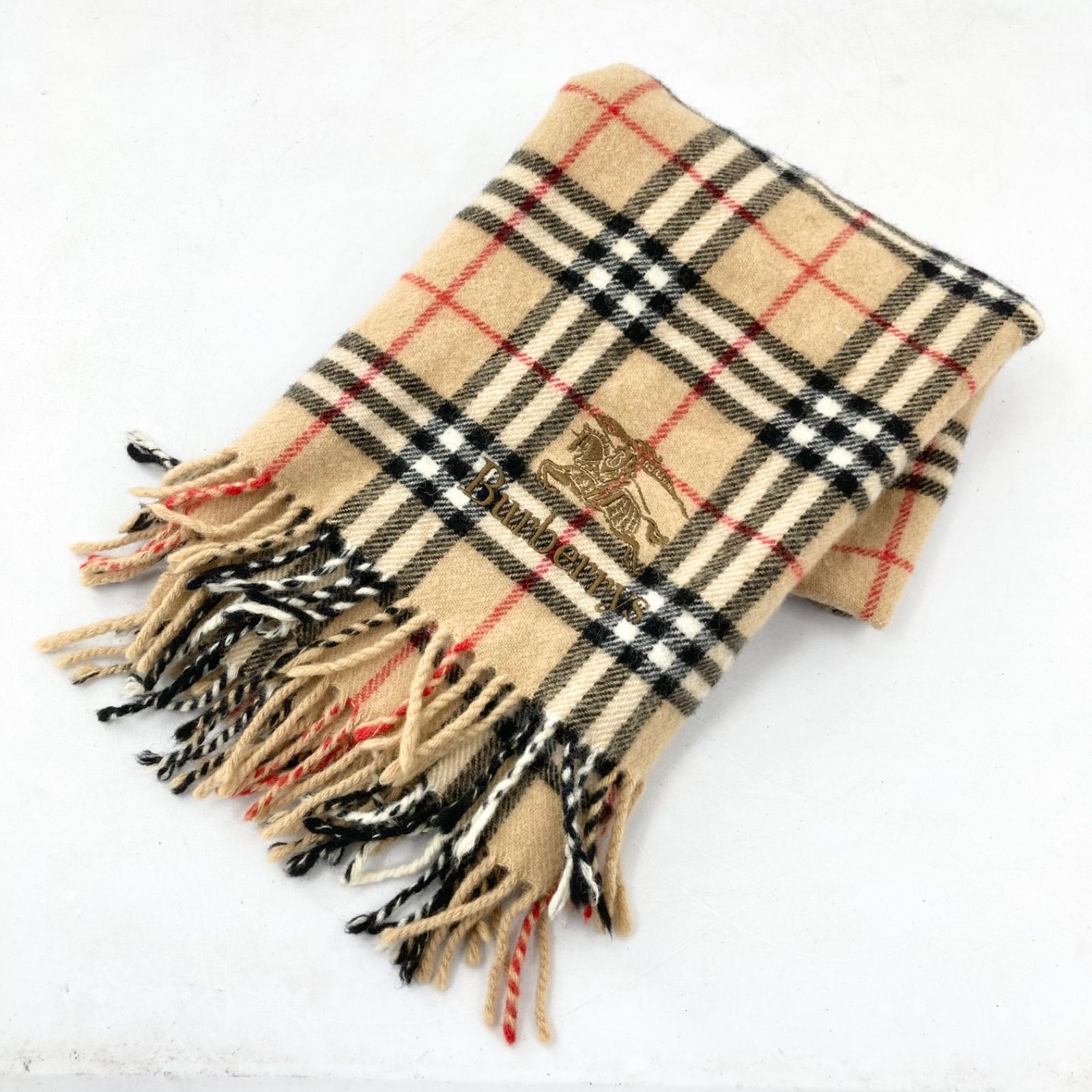 新品★英国製★BURBERRY★ノバチェック マフラー★ウール★バーバリー Burberrys バーバリーズ チェック ウールマフラー ノバチェック