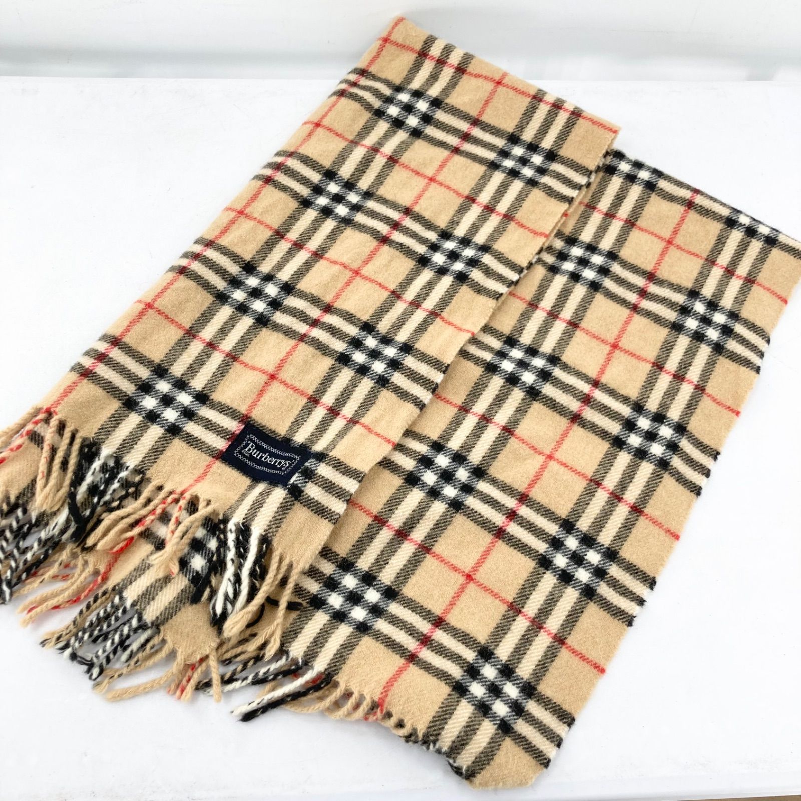 Burberrys バーバリーズ チェック ウールマフラー ノバチェック