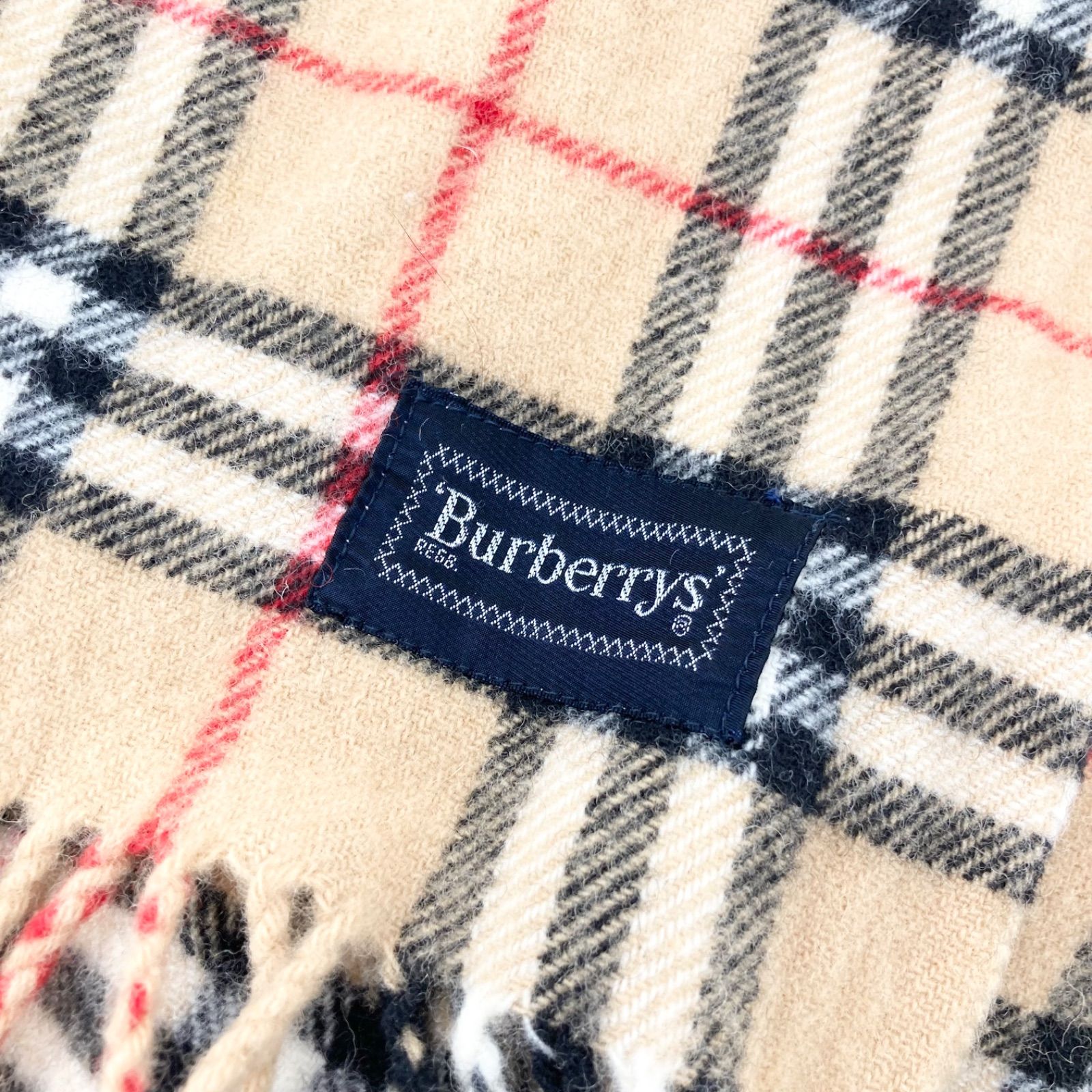 Burberrys バーバリーズ チェック ウールマフラー ノバチェック