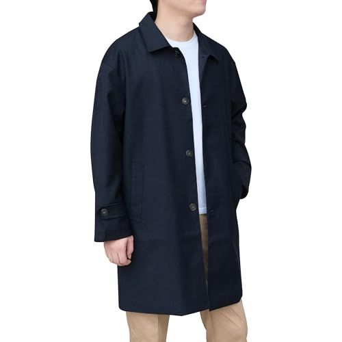 22 Wear トレンチコート メンズ コート 春 秋 防風 ジャケット 秋服 春服 ビジネス ファッション オフィスカジュアルe